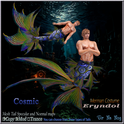 **TNN**Merman costume =Eryndor= Cosmic
