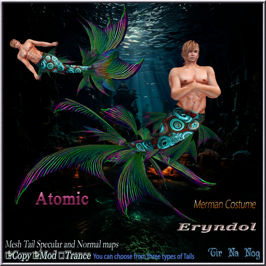 **TNN**Merman costume =Eryndor= Atomic