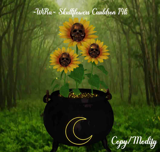 ~WiRa~ Skullflower Cauldron BOX