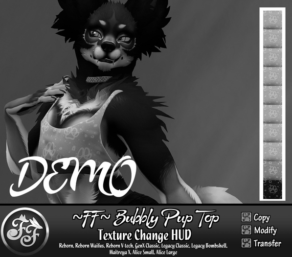 ~FF~ DEMO Bubbly Pup Top DEMO