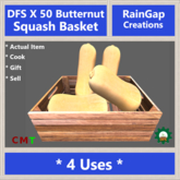 DFS BUTTERNUT SQUASH BASKET X 50 ACTUAL ITEM