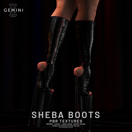 Gemini -Sheba Boots- 2PACK -PBR-