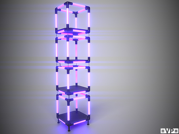 =VP= Neon Cube Shelving