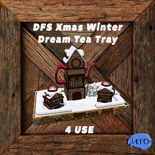 DFS Xmas Winter Dream Tea Tray