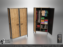 [BARI HOME] Oasis Natural Bedroom - Wardrobe