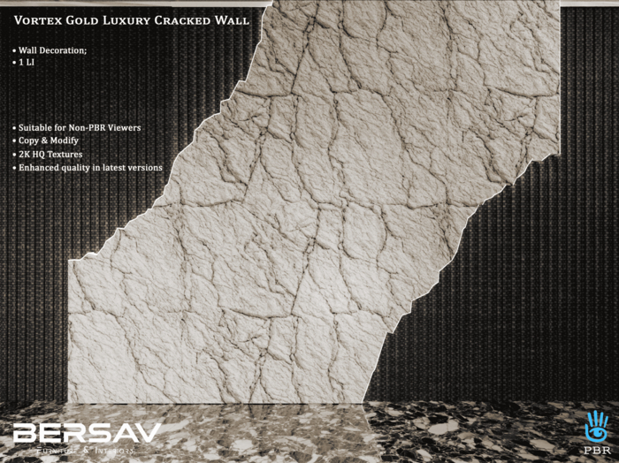 Bersav - Vortex Gold Luxury [Modern Wall] (Add)