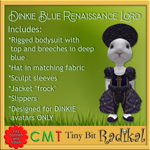 Dinkie Blue Renaissance Lord