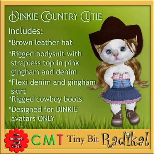TBD194 Dinkie Country Cutie