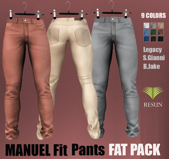 Res_Manuel Fit Pants  Fat pack
