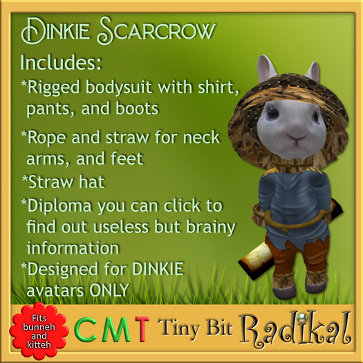 TBD199 Dinkie Scarecrow