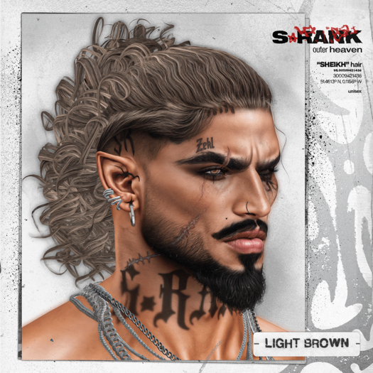 S-RANK "SHEIKH" HAIR / LIGHT BROWN