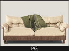 [Merak] - Willow Dusk Loveseat (Cream)-PG