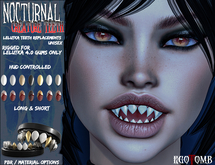-egotomb- Nocturnal: Creature Teeth / PBR / Lelutka 4.0 - DEMO