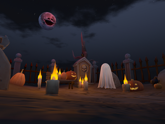 Box - D.N.Design - Halloween cemetery AX25 PBR
