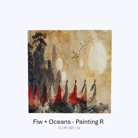 Fiw + Oceans - Painting R