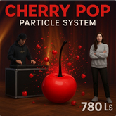 Cherry Pop Particle System – Interactive Burst Effect for DJs & Hosts in Second Life