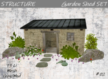 GARDEN shed SET #02
