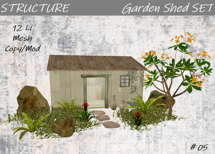 GARDEN shed SET #05