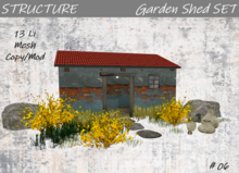 GARDEN shed SET #06