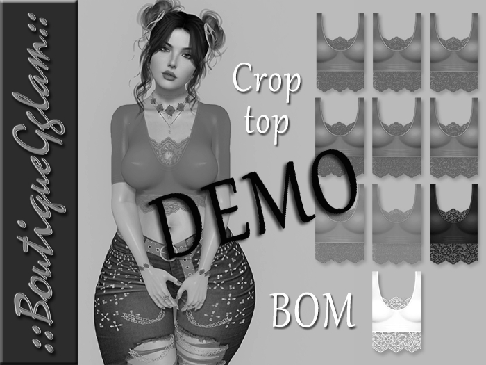 ::BG:: Crop top / BOM DEMO