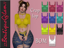 ::BG:: Crop top / BOM 10 colors