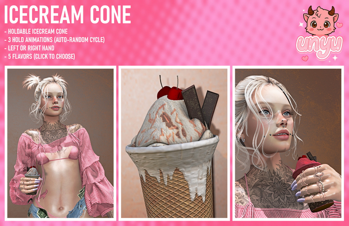 [unyu] Icecream Cone Pack