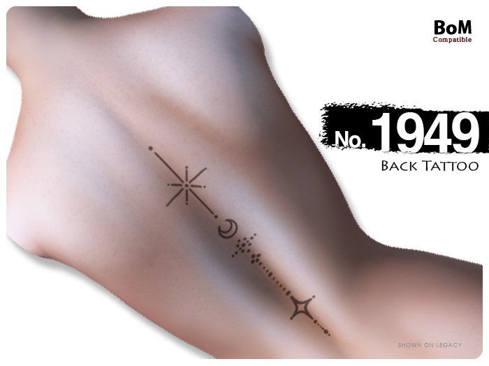 (Back Tattoo) No.1949