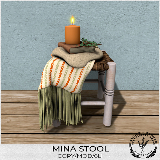 *Mina* Stool B - Dreamscapes Decor