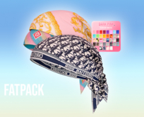 Dark Pink. "Headscarf" Fatpack 