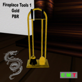Fireplace Tools 1 - Gold