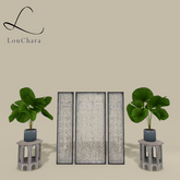 LouChara Elara Table and Screen