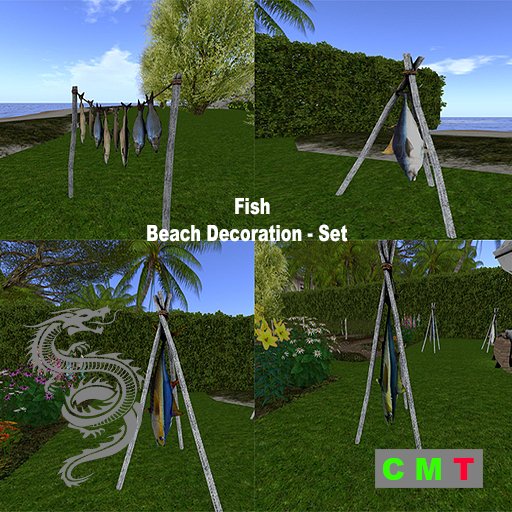 Fish -  Beach Decoration - Set