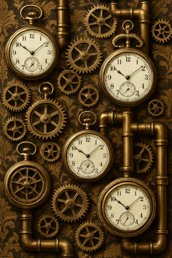 Steampunk Clock Wall