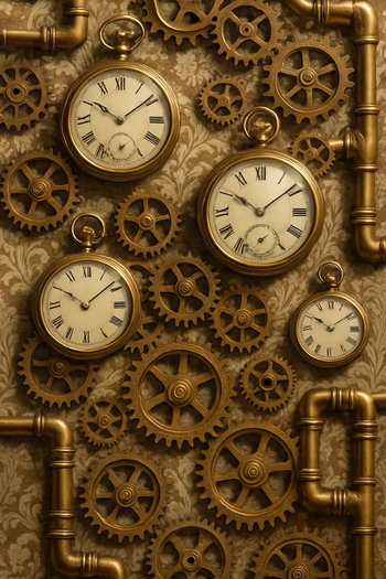 Steampunk Clock Wall 2