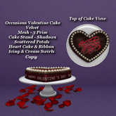 Occasions Valentine Cake Velvet1