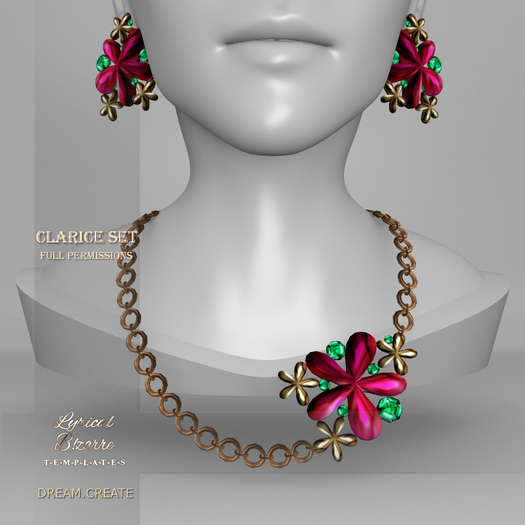 !Lyrical B!zarre Templates! - Clarice Set MESH FP