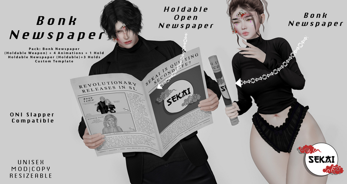 +SEKAI+ Bonk Newspaper - Pack