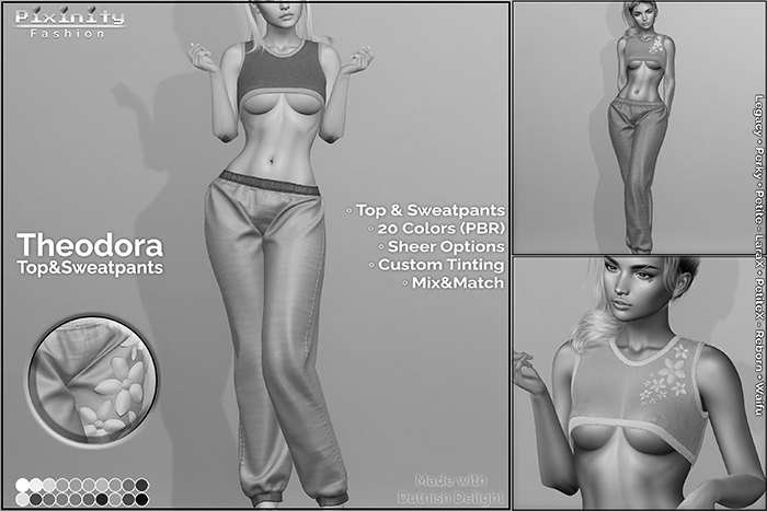!DEMO! Pixinity - Theodora Top &  Sweat pants