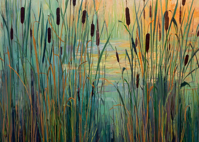 Second Life Marketplace - Bullrushes -//DRUM Wall Art (BOX)