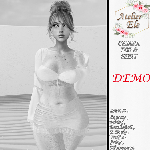 {AE}  [ DEMO ]CHIARA  TOP & SKIRT
