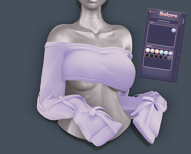 {Sakura} Chae-Rin Top - Lilac