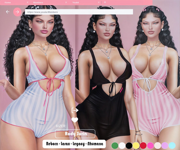 .:: Youke.:: Body Suria FATPACK ( Solid / Stripes )