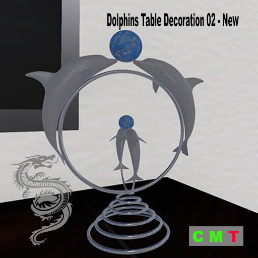 Dolphins Table Decoration 02 - New 