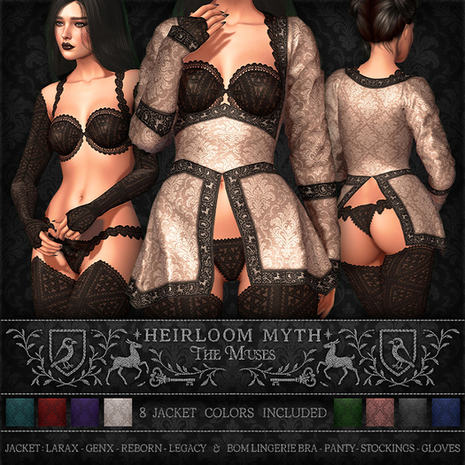 Heirloom Myth Jacket & BOM Lingerie