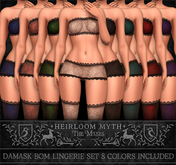 Heirloom Myth . Damask BOM Lingerie