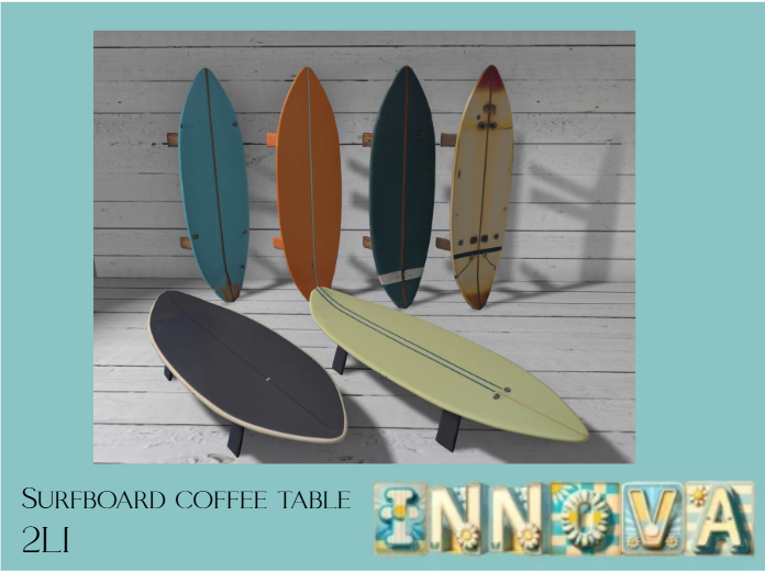 Innova - Surfboard coffee table - Small