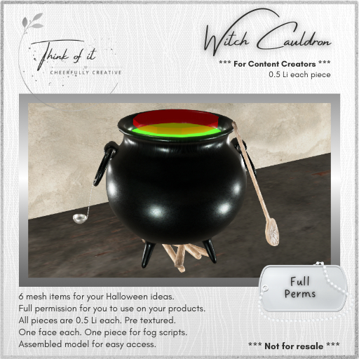 {ToI} Witch Cauldron - Full Perms