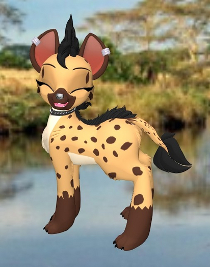 {IO&I} Open Pony Brown Spotted Hyena