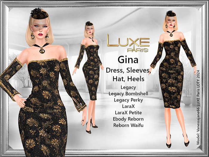 LUXE Paris GINA Womens Ensemble