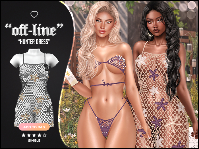 "Off-Line" x "Hunter" Dress / Grey